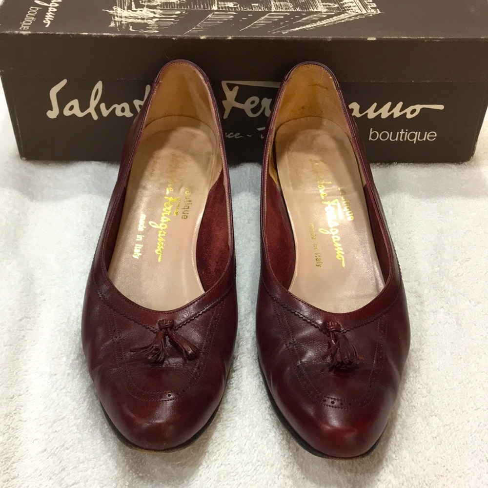 Salvatore Ferragamo Tasseled Pumps, 7AA